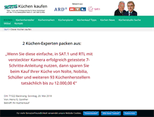 Tablet Screenshot of cleverkuechenkaufen.de